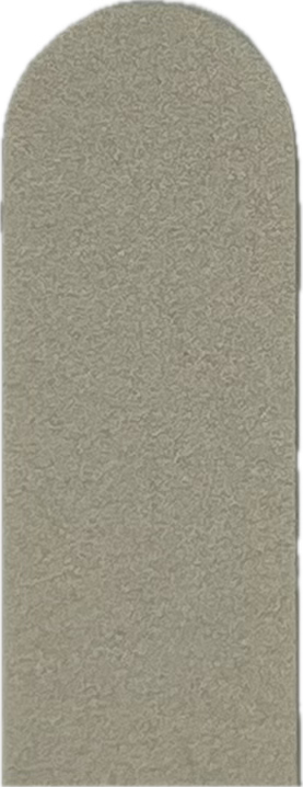 100/100 Rounded White Wood Manicure files