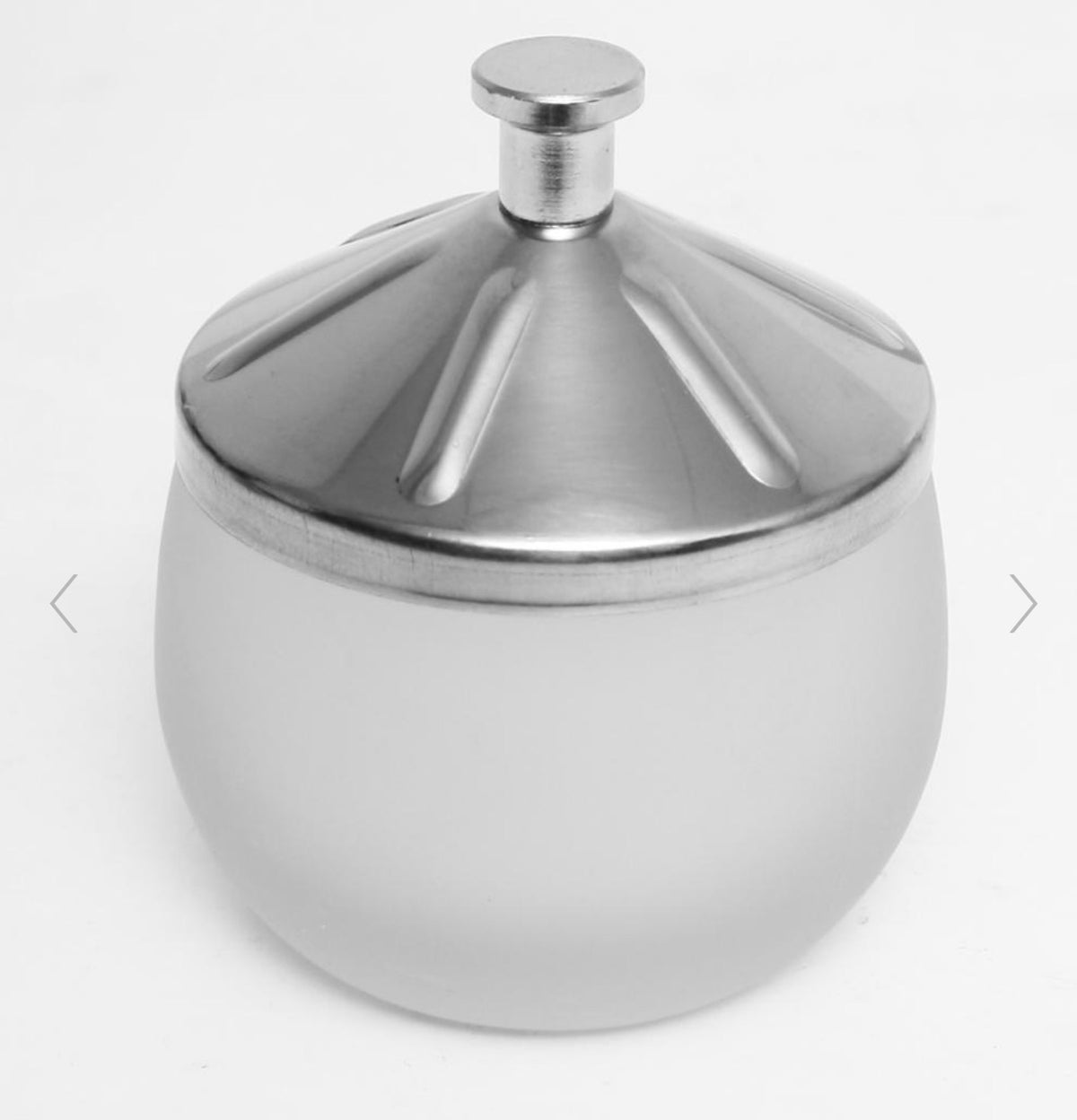 Thick-walled Frosted Glass Cup With Stainless Steel