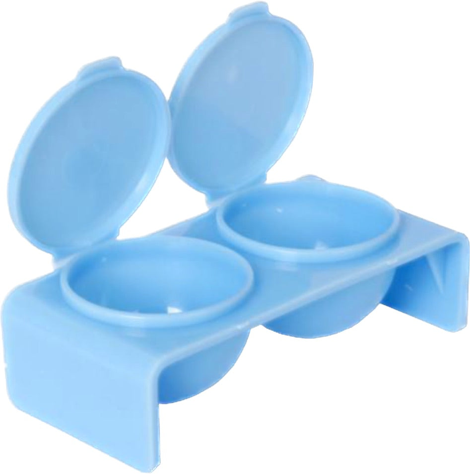 Double Plastic Dappen Dish