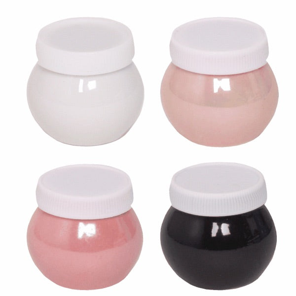 Porcelain Liquid Jar With Lid | Assorted Solid Design
