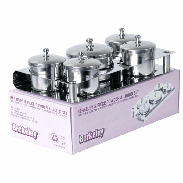 5-Piece Stainless Steel Powder & Liquid Set