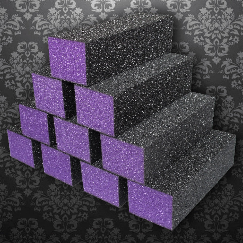 Purple Buffer Black Grit