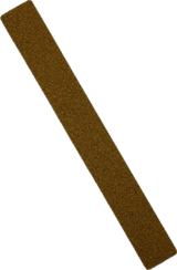 80/80 Squared Brown Yellow Extra Long Acrylic Nail file