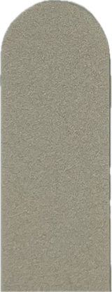 100/100 Rounded White Wood Manicure files