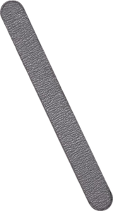 80/80 Rounded Zebra Acrylic Nail file