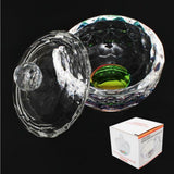 Crystal Beauty Premium Large & Heavy Powder Jar | Round Shaped