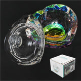 Crystal Beauty Premium Large & Heavy Powder Jar | Heart Shaped
