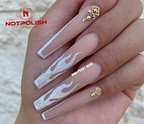 White Sugar Effect Glitter