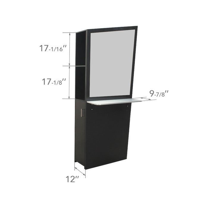ZOE SINGLE SIDED STYLING STATION BY BERKELEY
